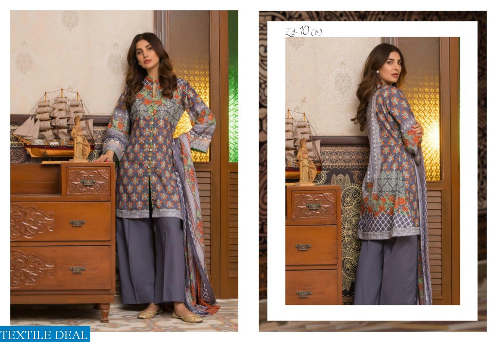 Zs kalyan printed lawn collection Wholesale pakistani dress material
